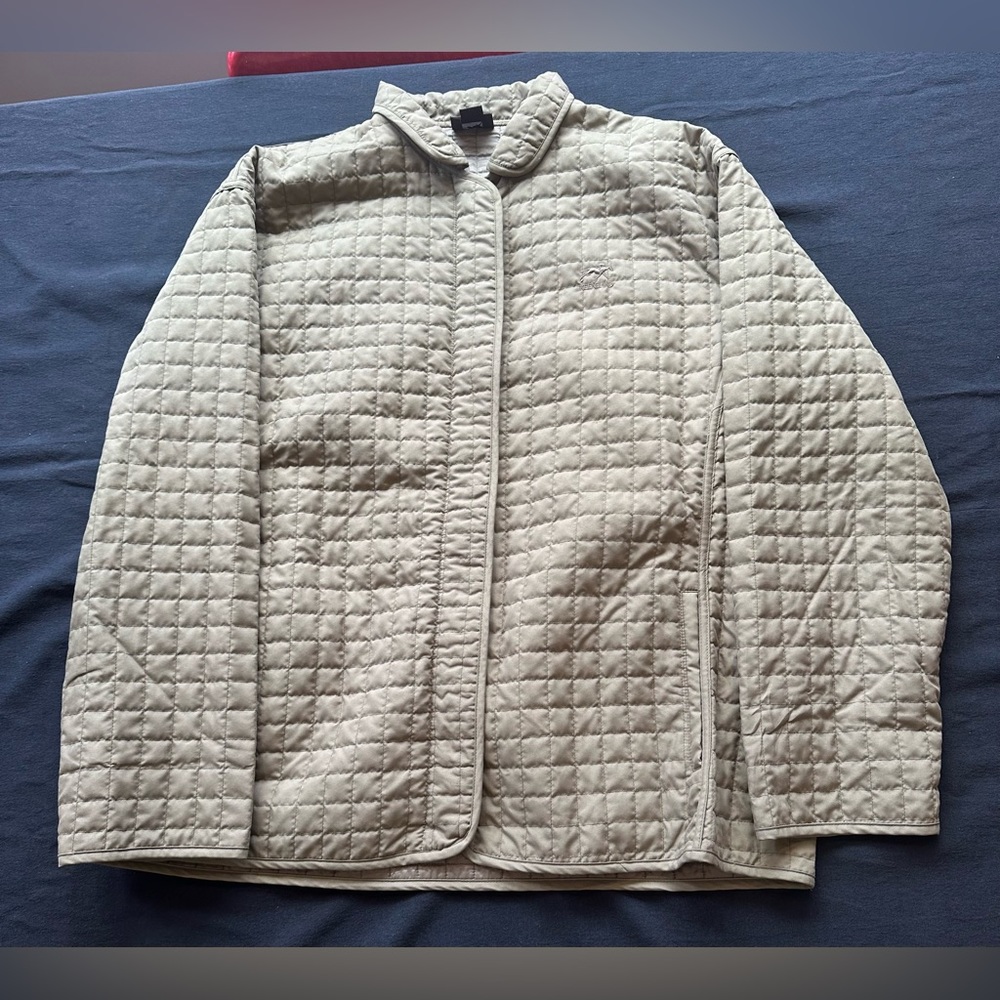 Vintage Khaki Quilted Keeneland Jacket.